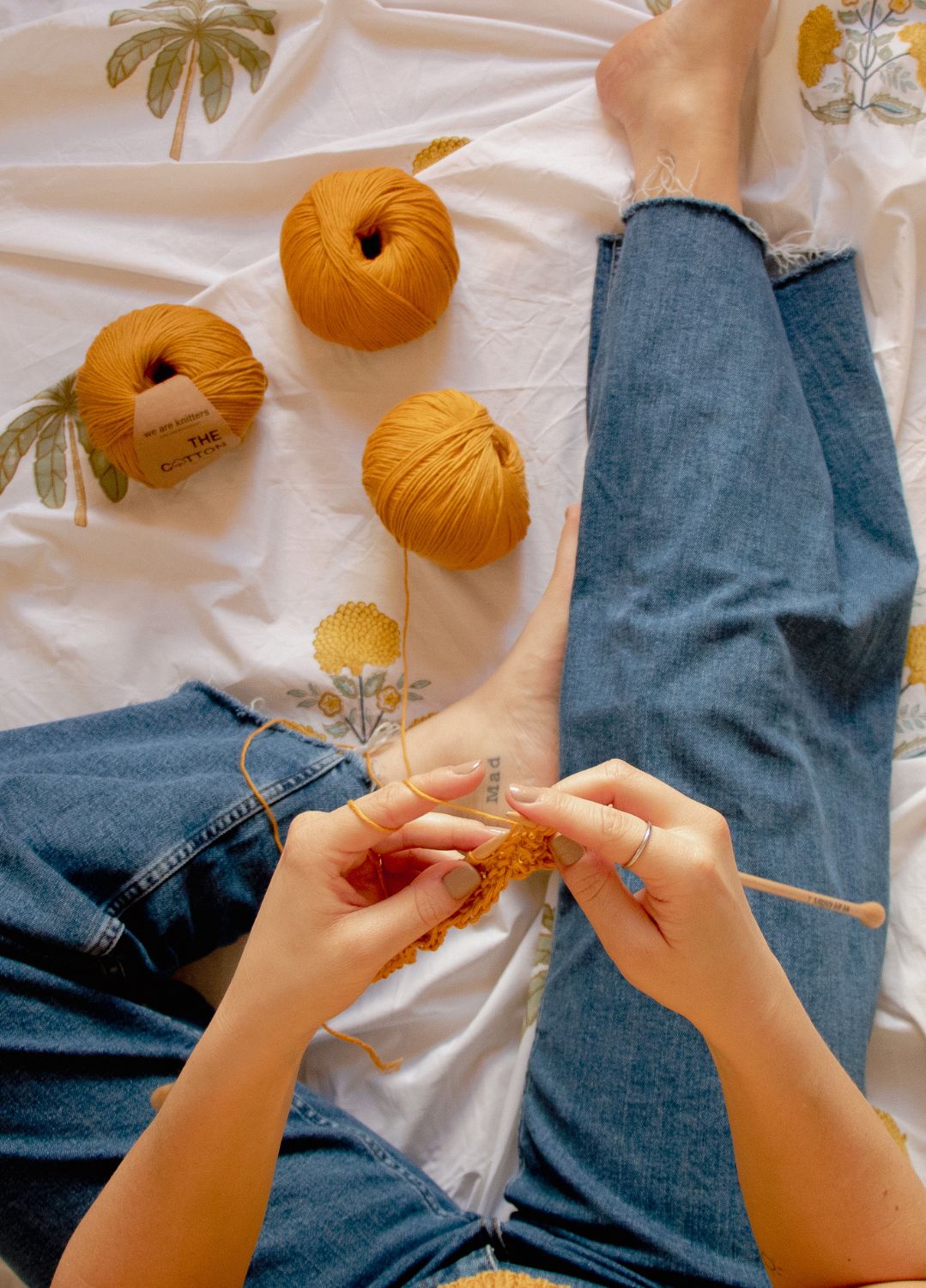 Pakke med 10 Cotton garnnøgler