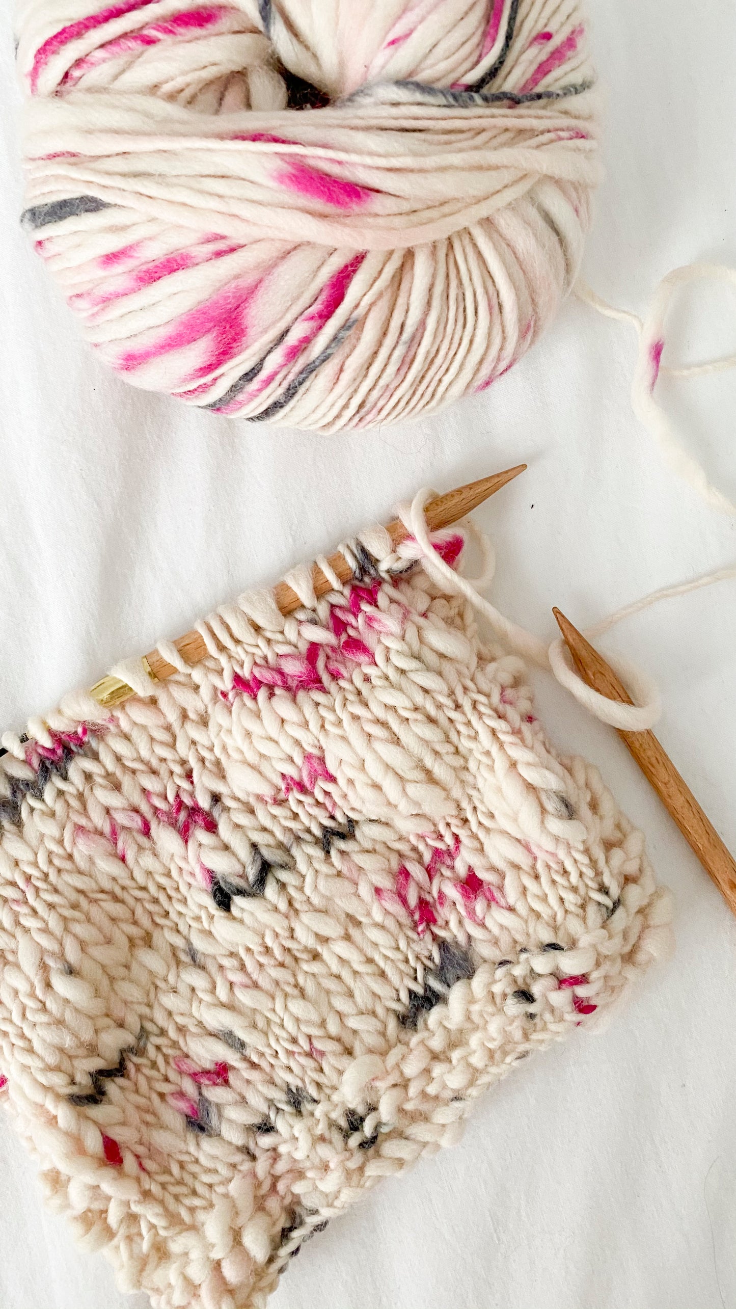 Pakke med 3 Wave garnnøgler