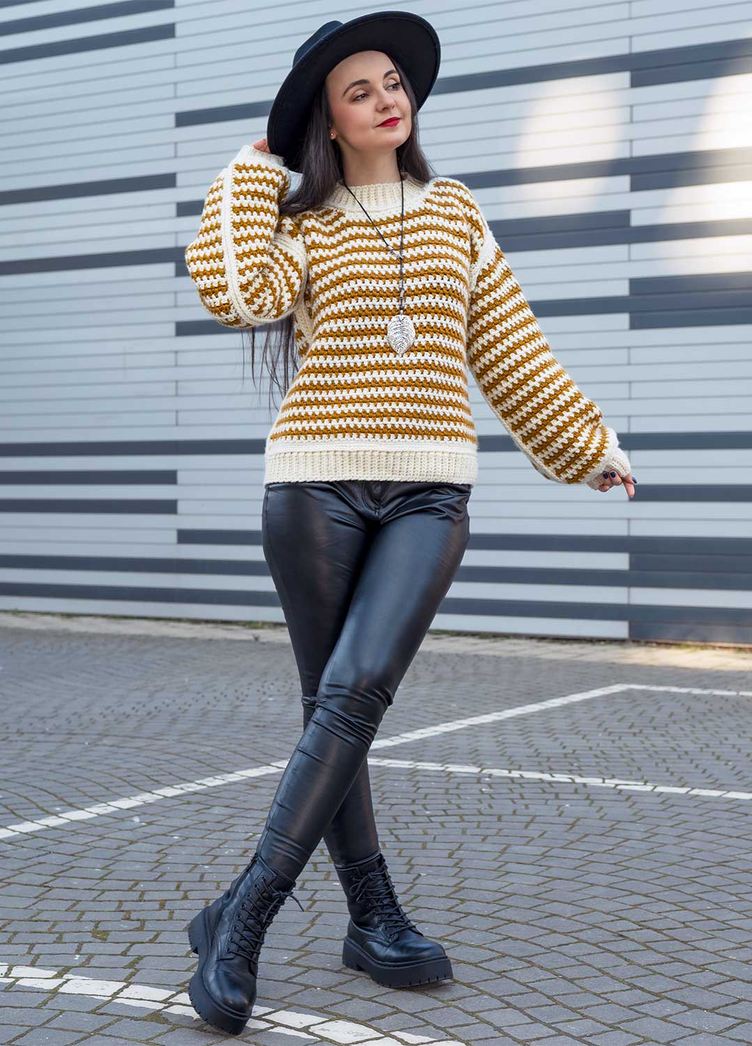 Stripe a Pose Sweater Kit x @crochethighway - Yummy Version