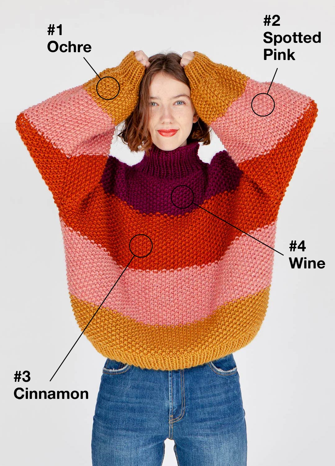 Rice Jumper Kit - Yummy Yarn Fine Version