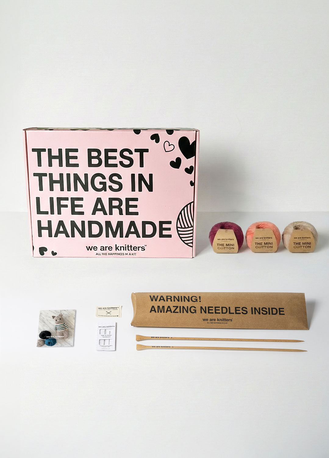 The Knitty Kitty - Beginner Mini Knitted Cat Kit