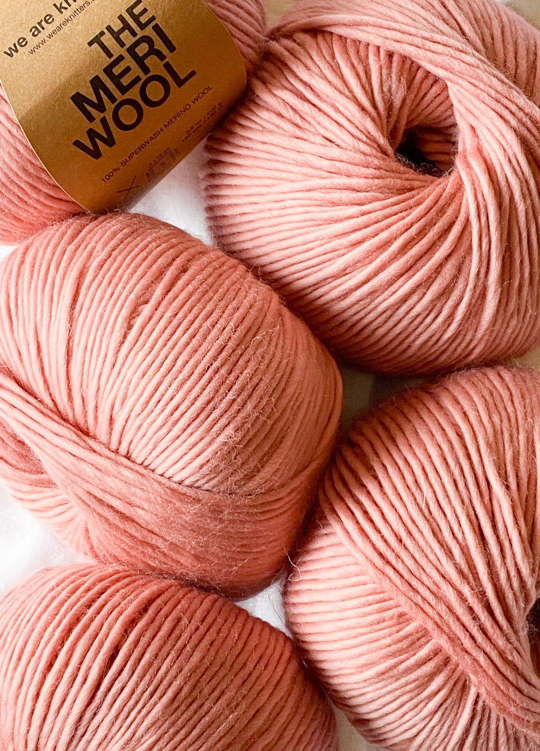 Pakke med 5 Meriwool garnnøgler