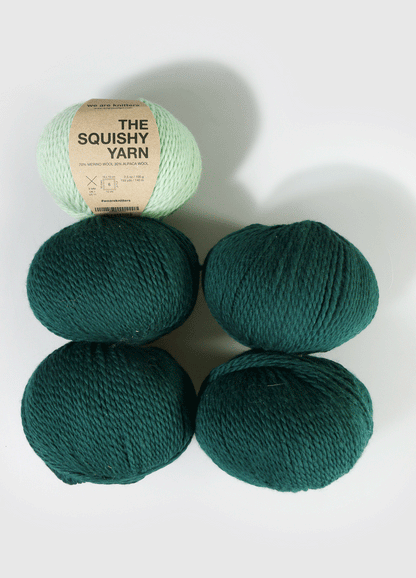 Pakke med 5 Squishy Yarn garnnøgler