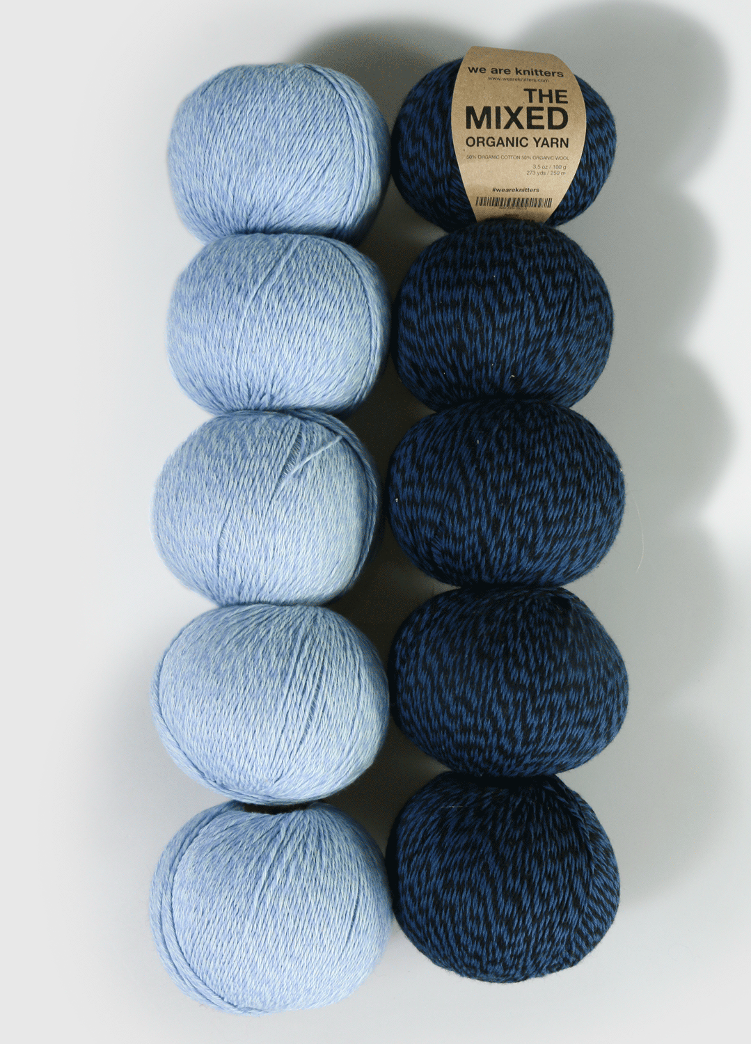 Pakke med 10 Mixed Yarn garnnøgler