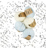 Pakke med 5 The Wool garnnøgler