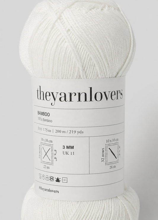 Bamboo Off White - Yarn Lovers - Last Units