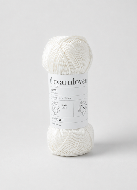 Bamboo Off White - Yarn Lovers - Last Units