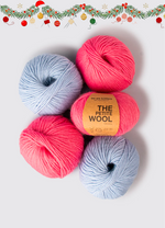 Pakke med 5 Petite Wool garnnøgler