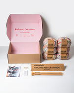 Brera Cardigan Kit - Yummy Yarn Version