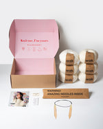 The Rainbow Sweater Kit x @paula.on.knits - Yummy Yarn Version