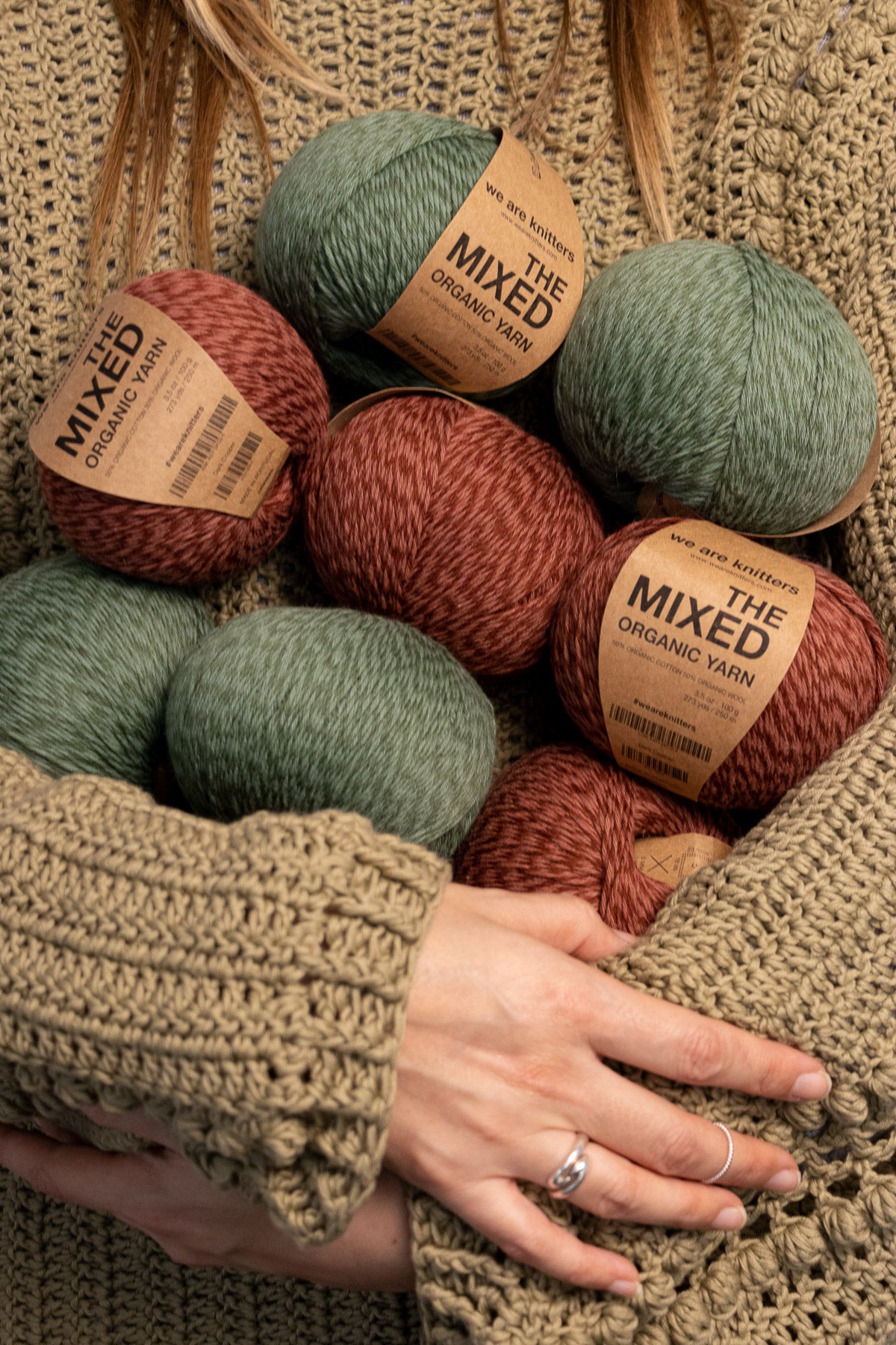 Pakke med 15 Mixed Yarn garnnøgler
