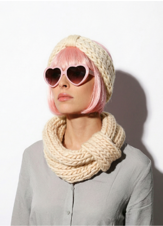 Blueberry Muffin Snood and Headband x @trustthemojo Kit - Yummy Yarn Version