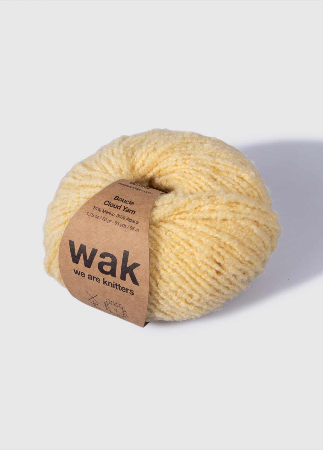 The Boucle Cloud Yarn Gen Z Yellow