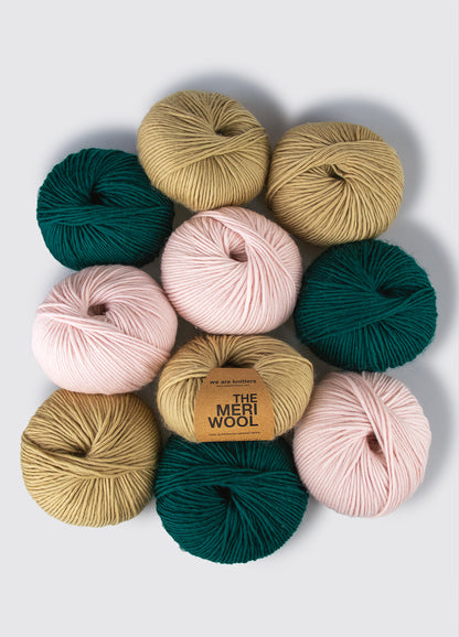 10 Pack of Meriwool Yarn Balls