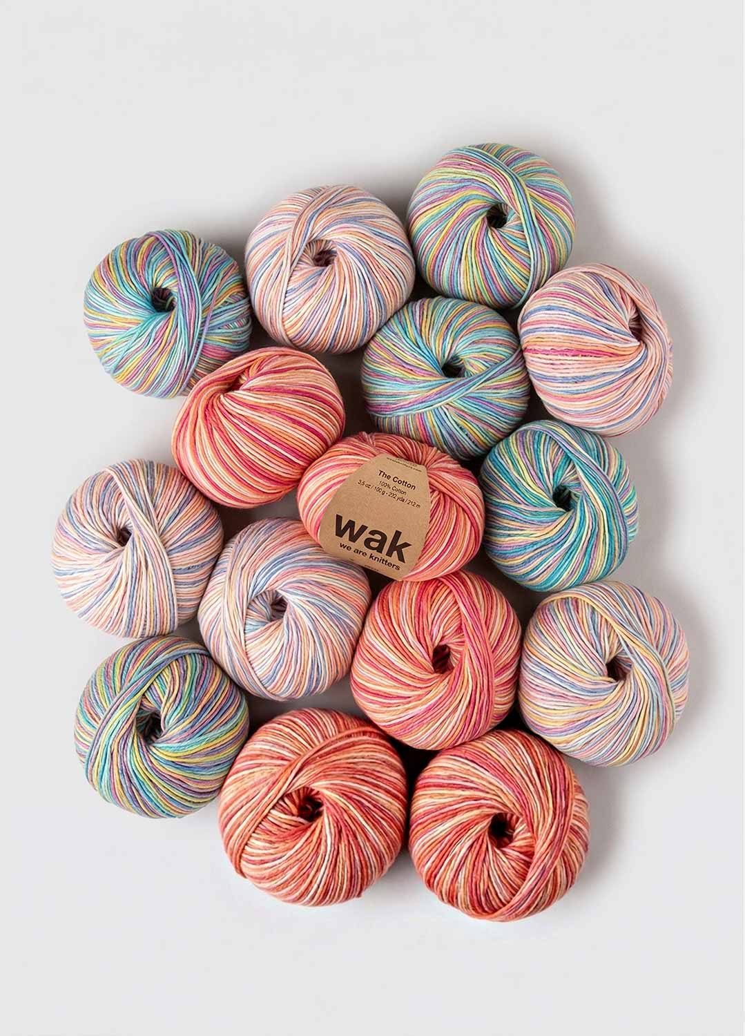 Pakke med 15 Cotton garnnøgler