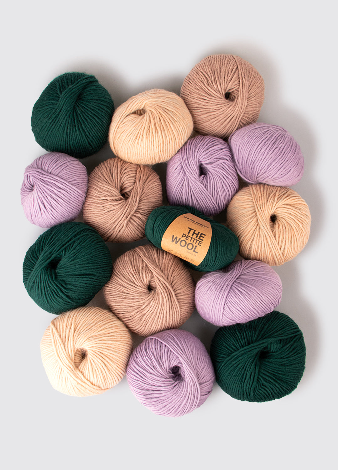 Pakke med 15 Petite Wool garnnøgler