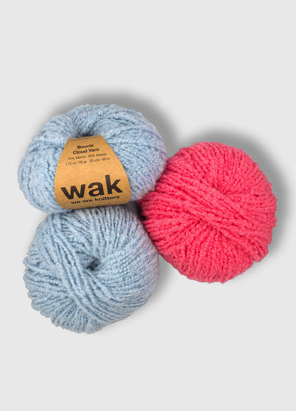 Pakke med 3 Boucle Cloud garnnøgler