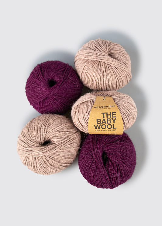 Pakke med 5 Baby Alpaca garnnøgler