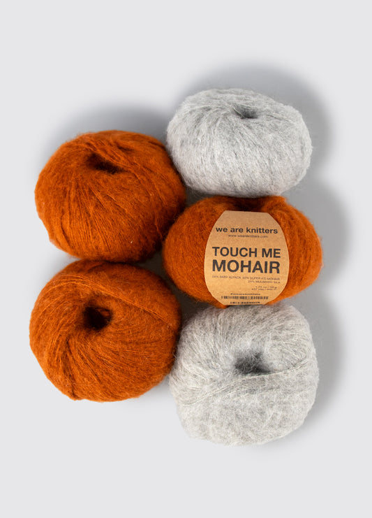 Pakke med 5 Touch me Mohair garnnøgler