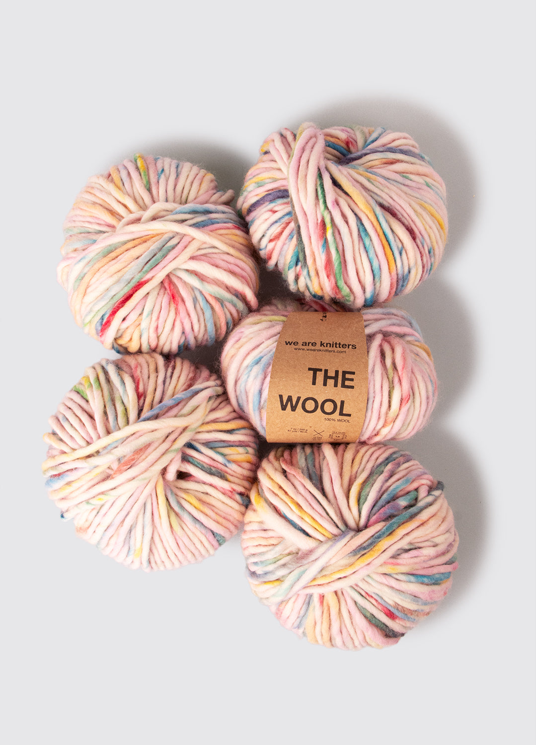 5 Pack of The Wool Yarn Balls