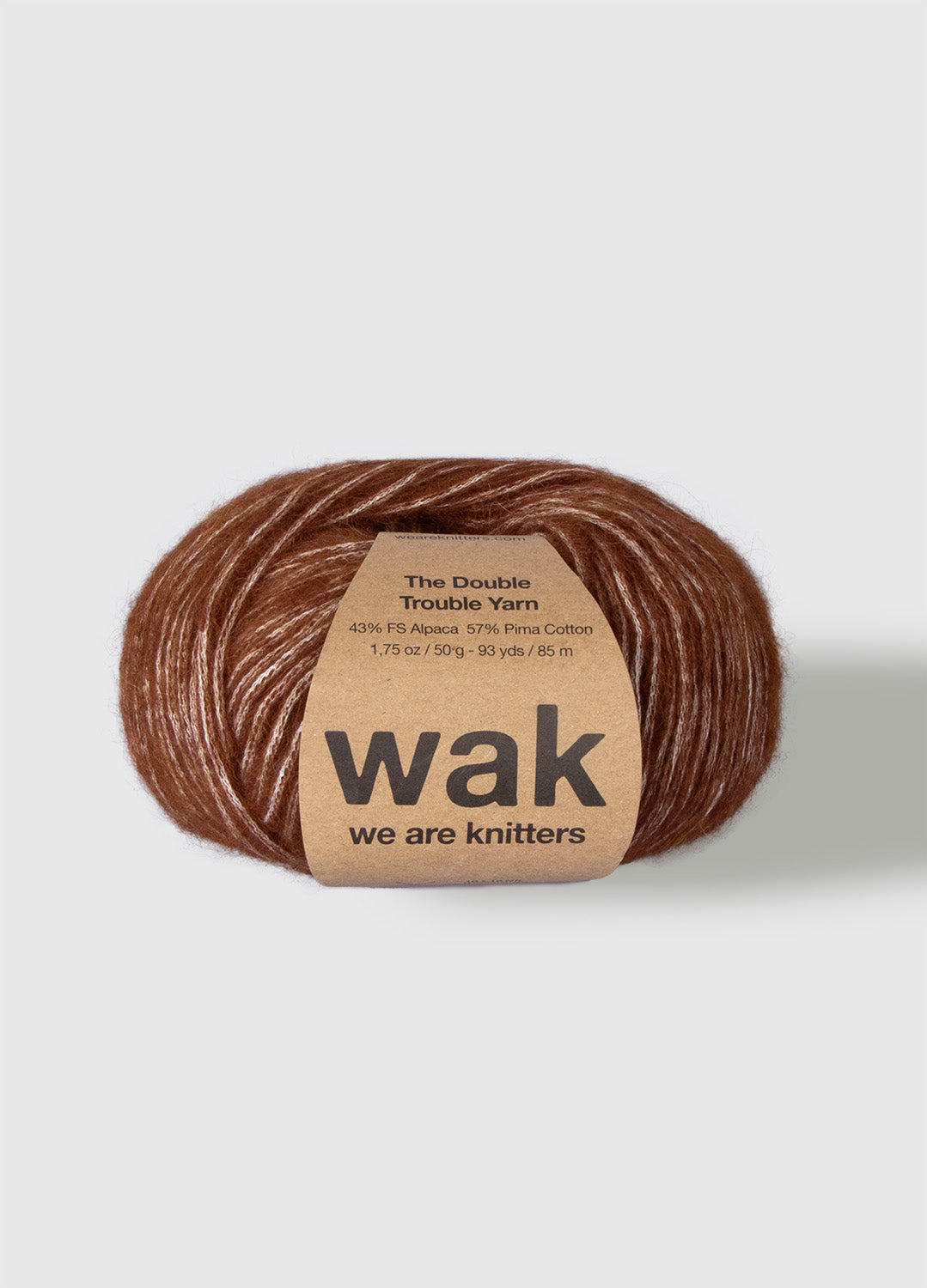 The Double Trouble Yarn Brown
