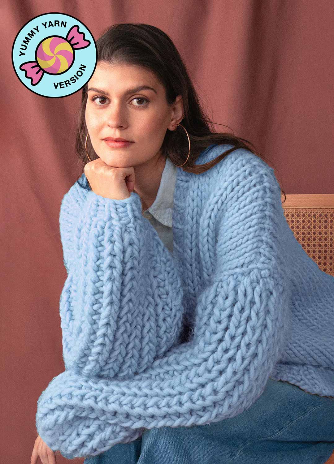 Fresco Cardigan Kit - Yummy Yarn Version