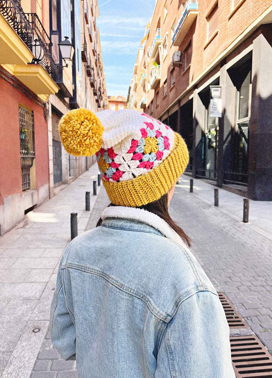 Granny Square Beanie Kit x @cickadesign - Yummy Version