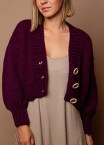 Tupelo Cardigan Kit - Yummy Yarn Fine Version