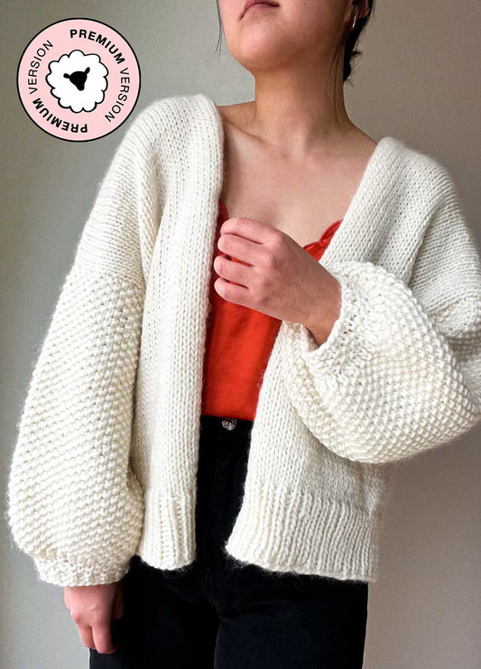 Kobe Cardigan WAK Edition x November Knits Kit - Premium Version