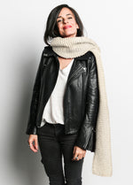 2 Kits Bundle | Knitting Stitch Sampler Kit Make your first Snood + Morse Scarf - Yummy Yarn Fine Version