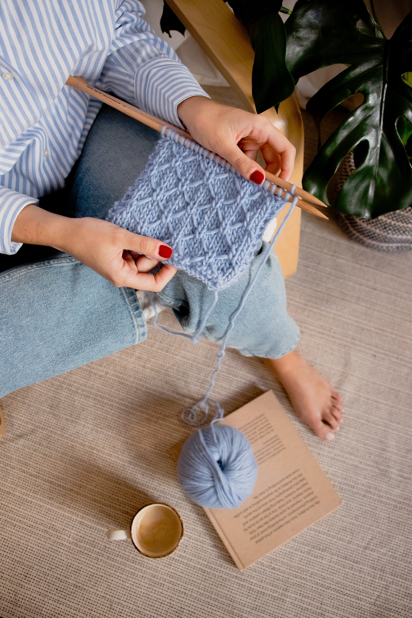 Pakke med 3 Petite Wool garnnøgler