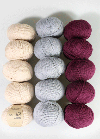 Pakke med 15 Squishy Yarn garnnøgler