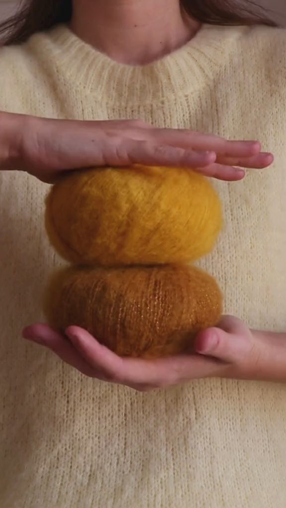 Pakke med 10 Touch me Mohair garnnøgler