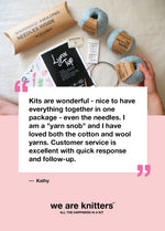 Crochet Granny Square Stitch Sampler Blanket Kit - Yummy Version