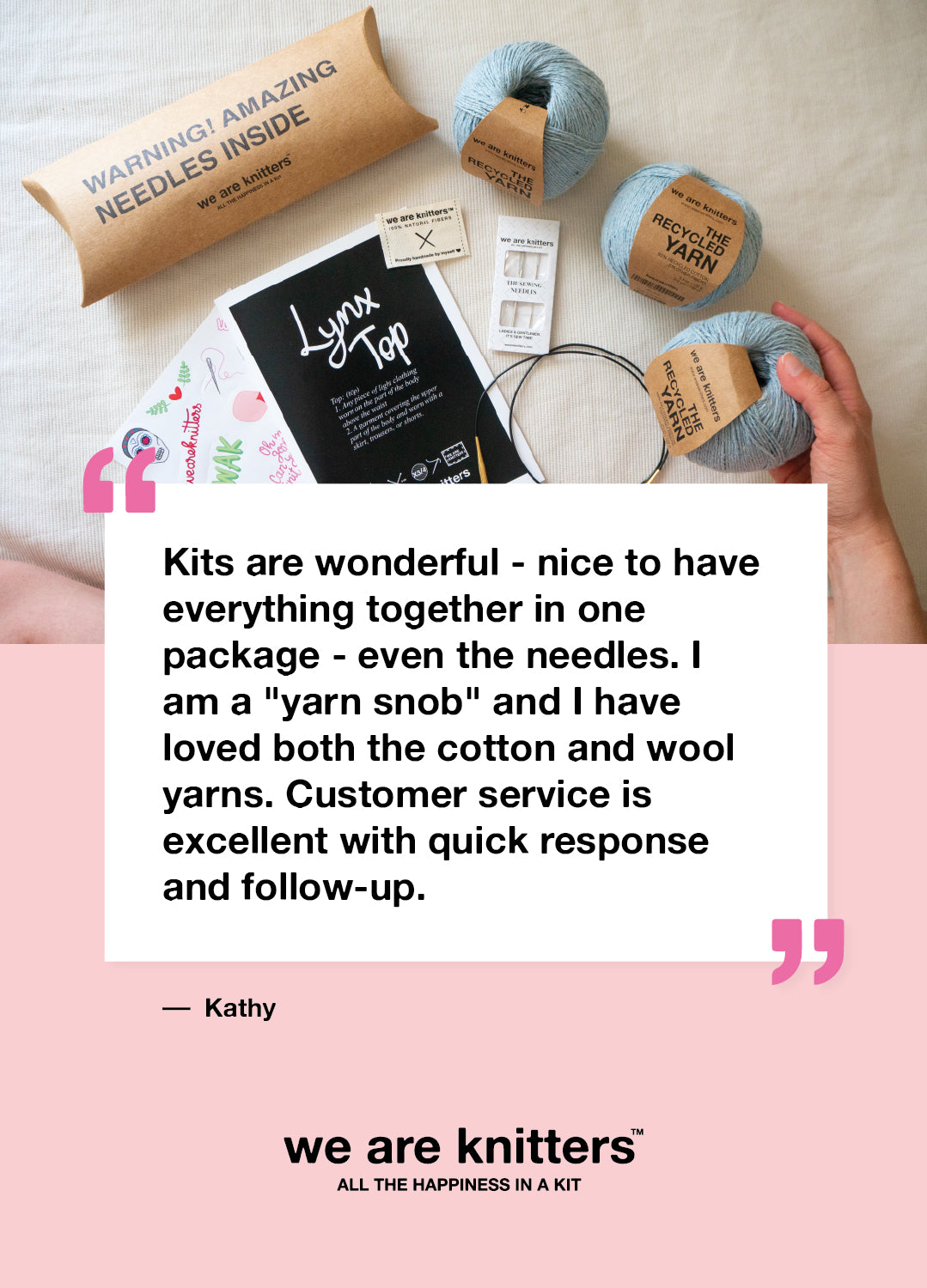 The Striped Rainbow Sweater Kit x @paula.on.knits - Yummy Yarn Version
