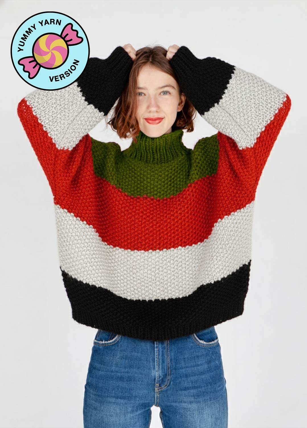 Rice Jumper Kit - Yummy Yarn Fine Version