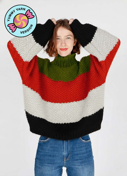 Rice Jumper Kit - Yummy Yarn Fine Version