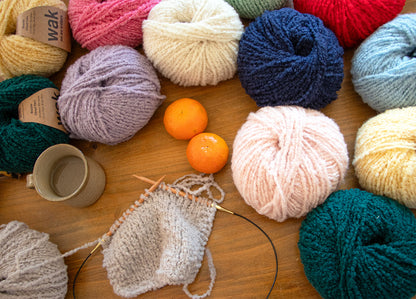 Pakke med 5 Boucle Cloud garnnøgler