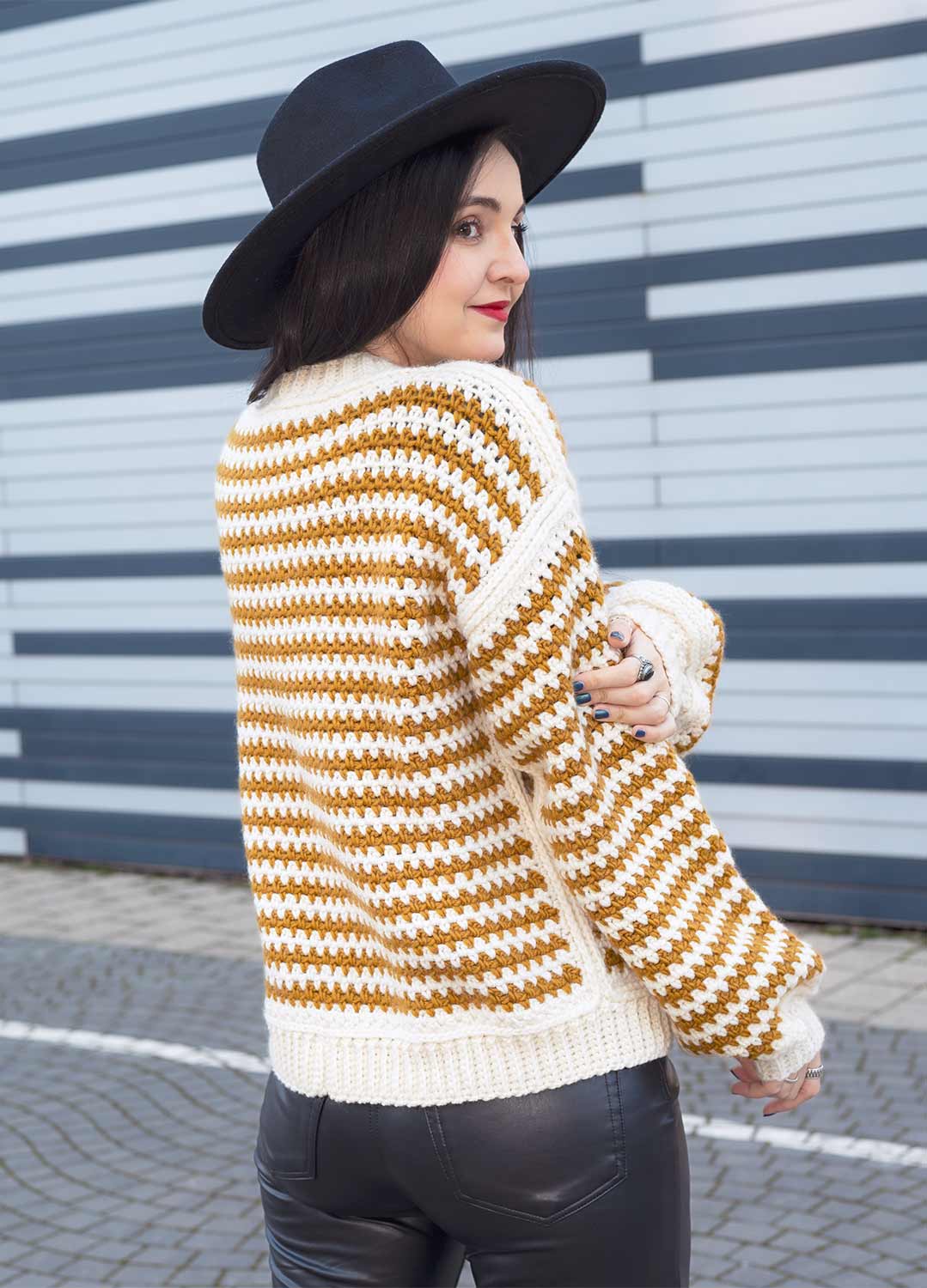 Stripe a Pose Sweater Kit x @crochethighway - Yummy Version