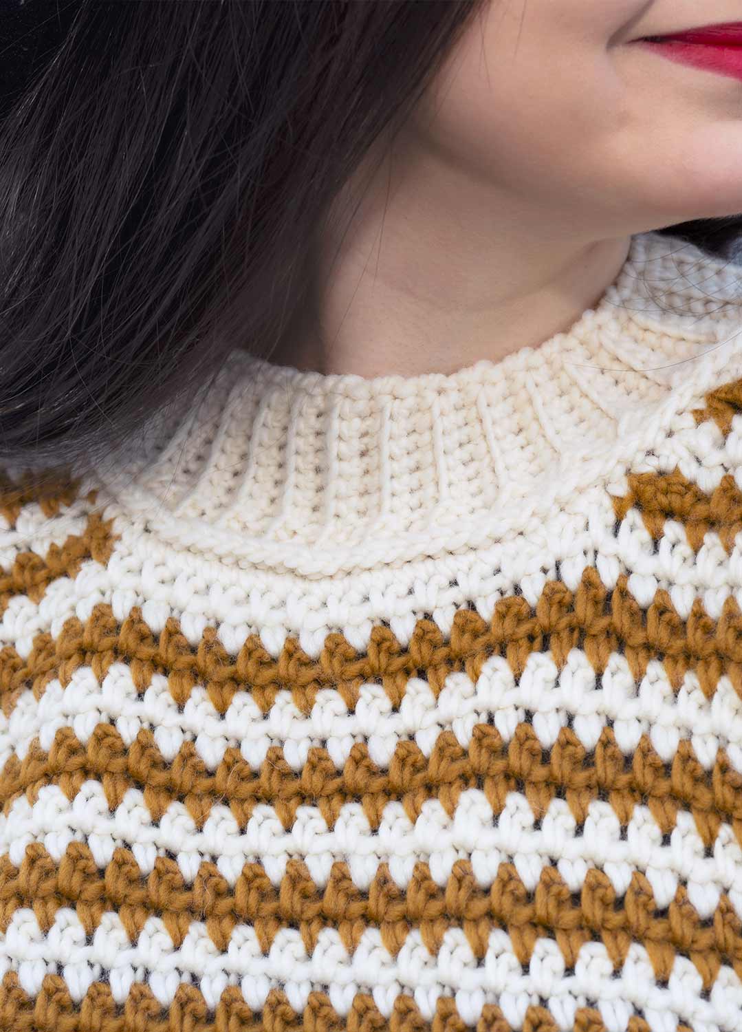 Stripe a Pose Sweater Kit x @crochethighway - Yummy Version