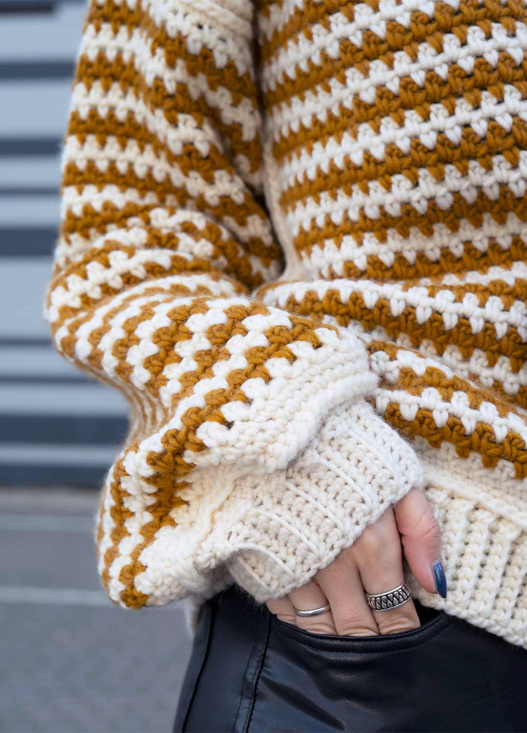 Stripe a Pose Sweater Kit x @crochethighway - Yummy Version