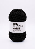 The Cuddle Yarn Black - Amigurumi Chenille Yarn