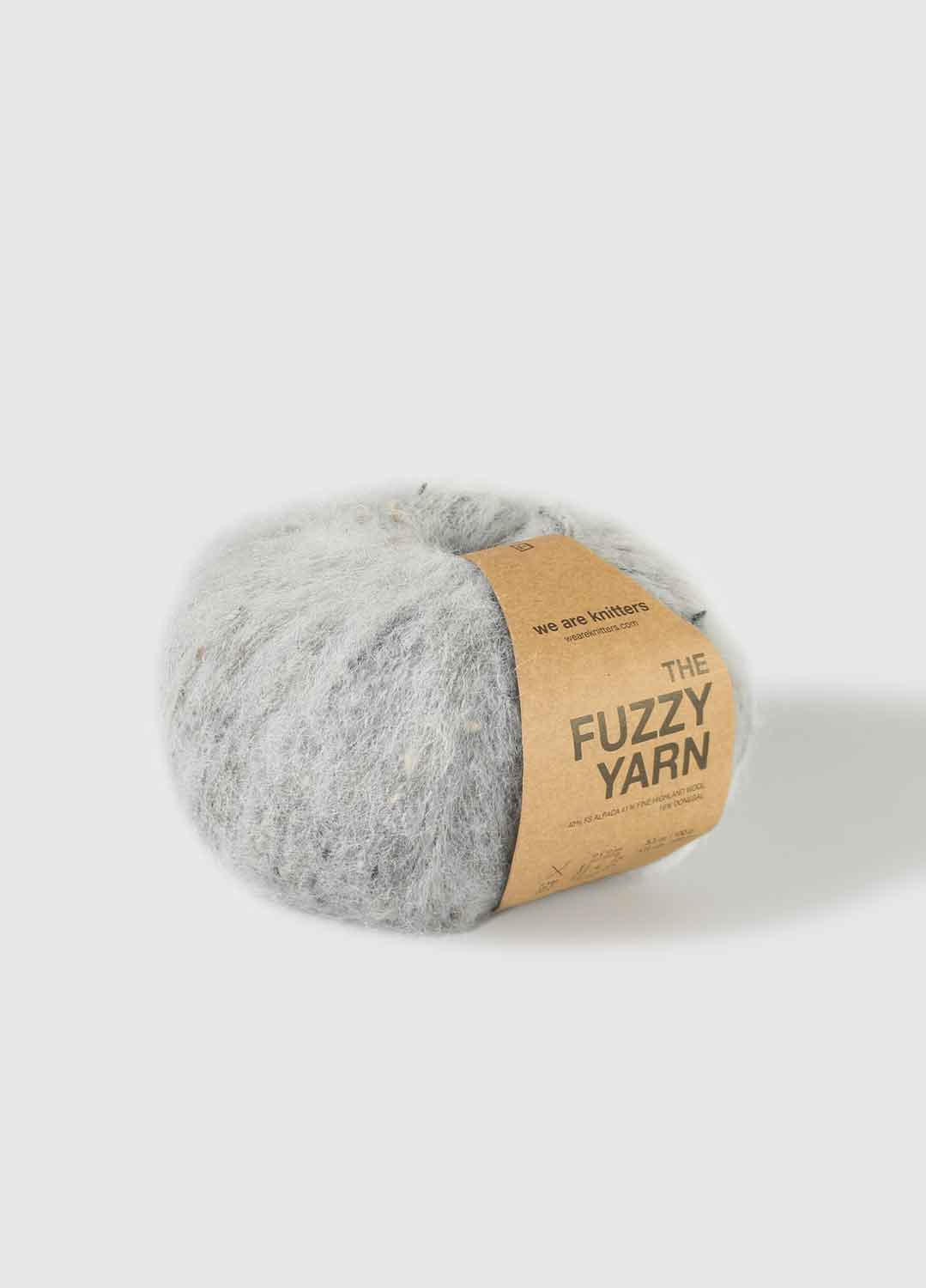 The Fuzzy Yarn Marbled Grey